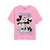 Front - Disney Girls Mickey & Minnie Mouse Tie Dye T-Shirt