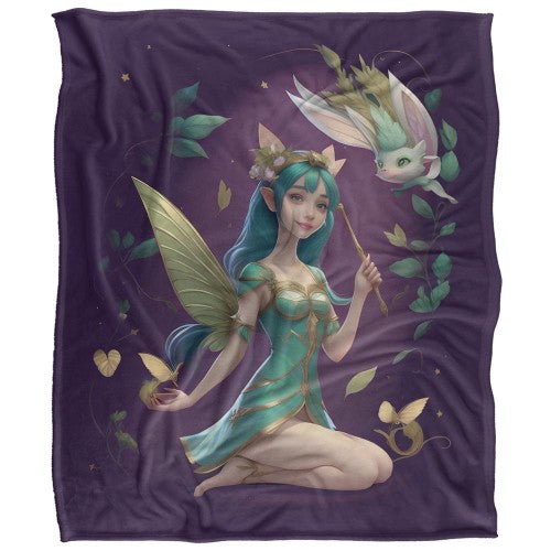 Front - JQ Licensing James Piazza Silky Fairy Supersoft Blanket
