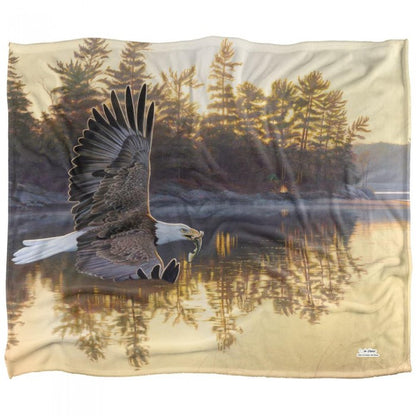 Front - Wild Wings Gone Fishing 2 Silky Supersoft Blanket