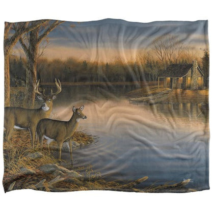 Front - Wild Wings Tranquil Evening 2 Silky Supersoft Blanket