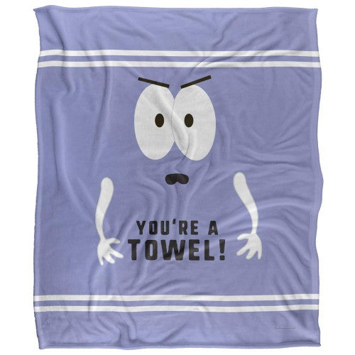 Front - South Park You´re A Towel Silky Towelie Supersoft Blanket