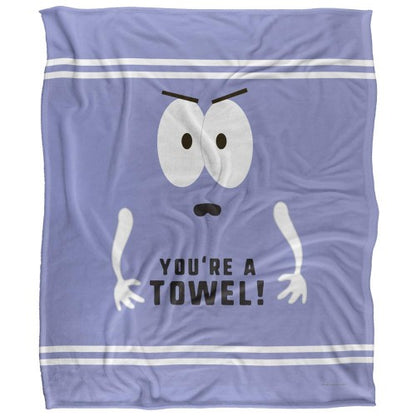 Front - South Park You´re A Towel Silky Towelie Supersoft Blanket