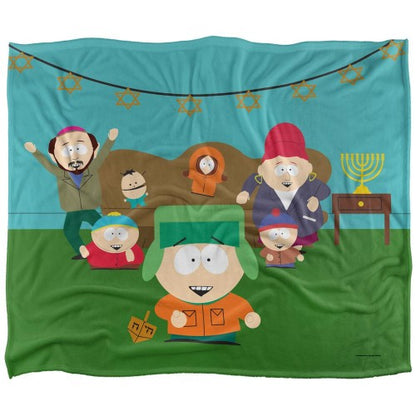 Front - South Park Silky Kyle Hanukkah Supersoft Blanket