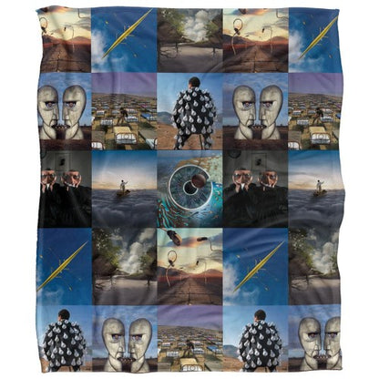 Front - Pink Floyd Later Years Silky Patterned Supersoft Blanket