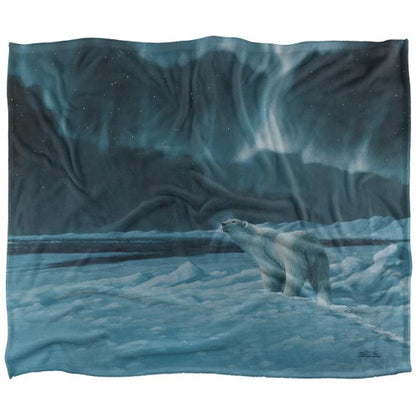 Front - Wild Wings Polar Night Light 2 Silky Supersoft Blanket