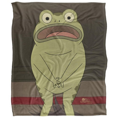 Front - Over The Garden Wall Silky Greg´s Frog Supersoft Blanket