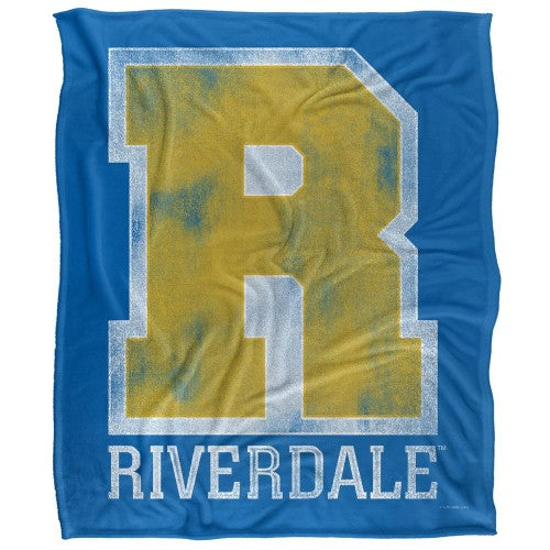 Front - Riverdale Silky Varsity Supersoft Blanket