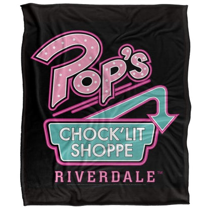 Front - Riverdale Pop´s Chock´lit Shoppe Silky Supersoft Blanket