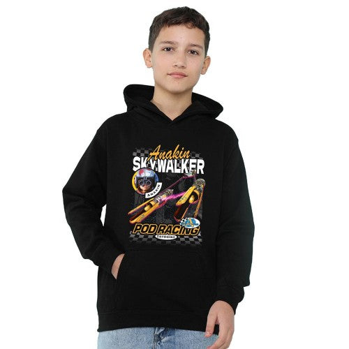 Front - Star Wars: Episode I The Phantom Menace Childrens/Kids Tatooine Pod Racing Anakin Skywalker Hoodie