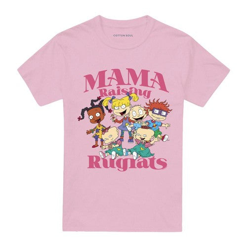 Front - Rugrats Womens/Ladies Mama Raising Mothers Day T-Shirt