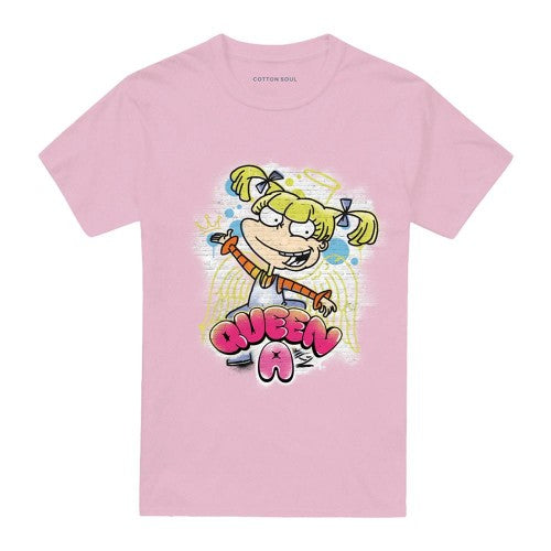Front - Rugrats Unisex Adult Queen A For Angelica T-Shirt