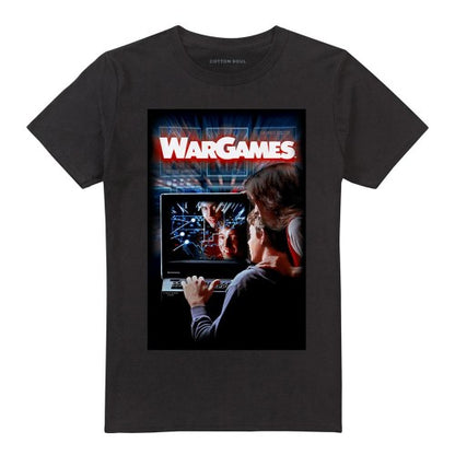 Front - WarGames Unisex Adult Poster T-Shirt