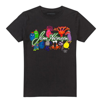 Front - Jim Henson Unisex Adult Sketch Collage T-Shirt