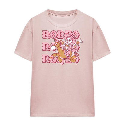 Front - Disney Pixar Womens/Ladies Rodeo Jessie & Bullseye T-Shirt