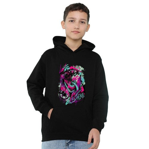 Front - Spider-Man Childrens/Kids Ghost-Spider Graffiti Pull Over Hoodie