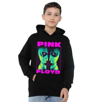 Front - Pink Floyd Childrens/Kids Division Bell Neon Pull Over Hoodie