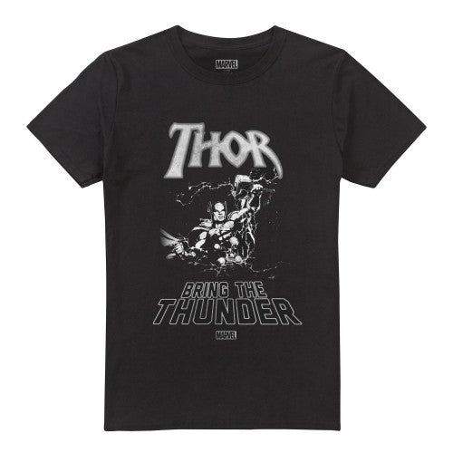 Front - Thor Mens Bring The Thunder T-Shirt