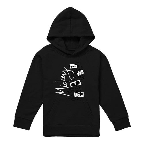 Front - Disney Childrens/Kids Mickey Mouse Geometric Shapes Heather Hoodie