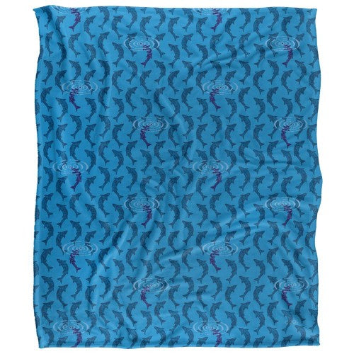Front - JQ Licensing Silky Trout Supersoft Blanket