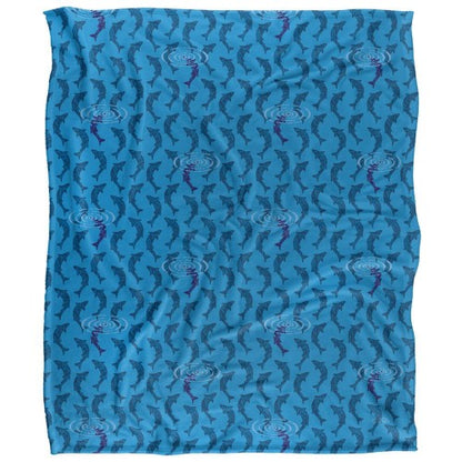 Front - JQ Licensing Silky Trout Supersoft Blanket