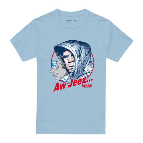 Front - Fargo Unisex Adult Aw Jeez T-Shirt