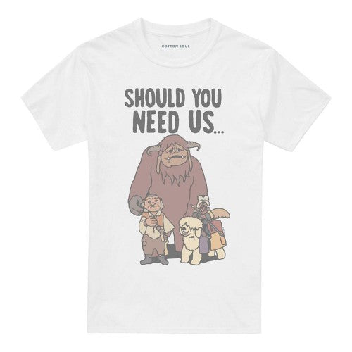 Front - Labyrinth Unisex Adult Should You Need Us T-Shirt