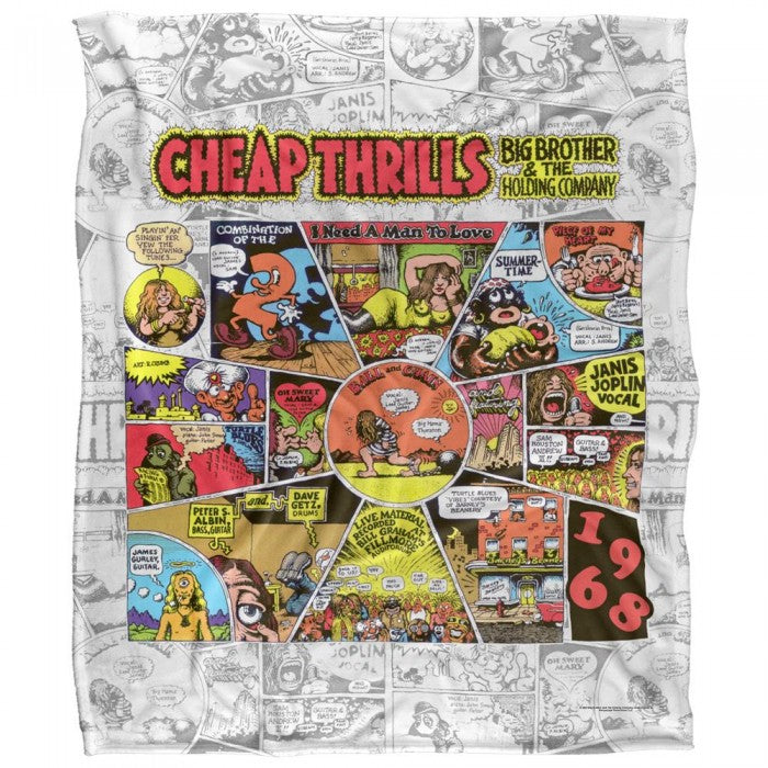 Front - Big Brother And The Holding Company Cheap Thrills Silky Supersoft Blanket