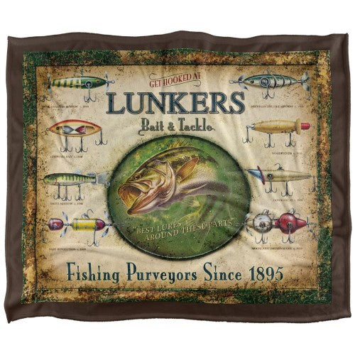 Front - JQ Licensing Lunkers Bait Tackle Silky Sign Supersoft Blanket
