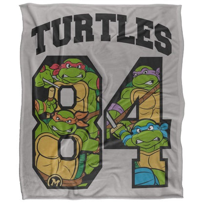 Front - TMNT 84 Silky Supersoft Blanket
