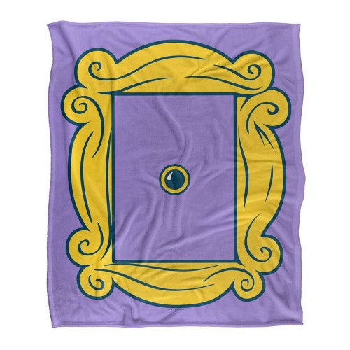 Front - Friends Silky Door Supersoft Blanket