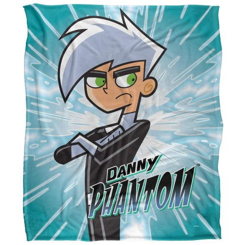 Front - Silky Danny Phantom Supersoft Blanket
