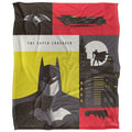 Front - Batman Silky Icons Soft Touch Blanket