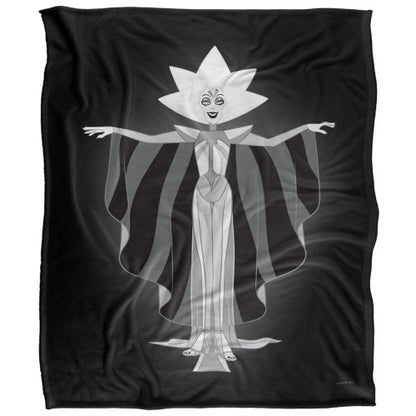 Front - Steven Universe Silky Dress White Diamond Supersoft Blanket