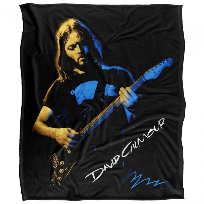 Front - David Gilmour Silky Photograph Supersoft Blanket