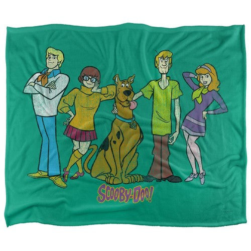 Front - Scooby Doo Silky Gang Supersoft Blanket