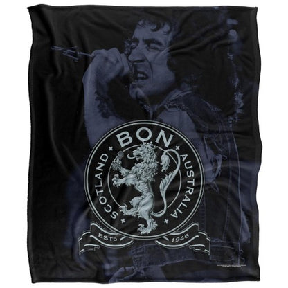 Front - Bon Scott Silky Seal Supersoft Blanket