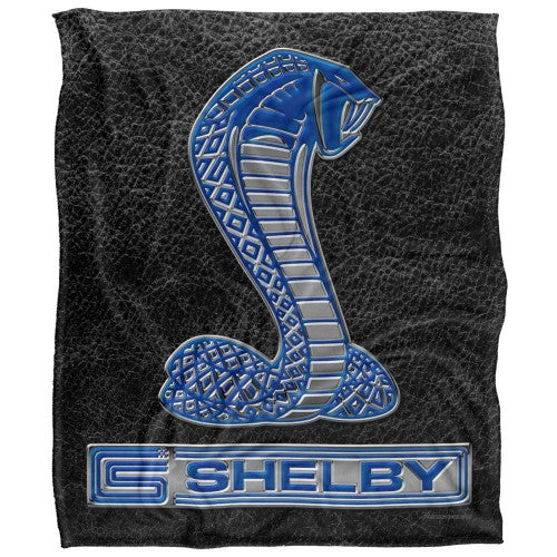 Front - Carroll Shelby Silky Cobra Supersoft Blanket