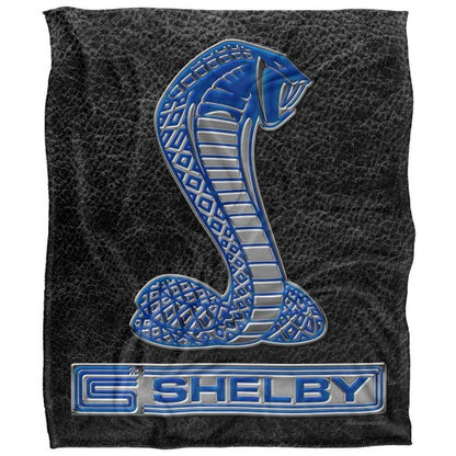 Front - Carroll Shelby Silky Cobra Supersoft Blanket