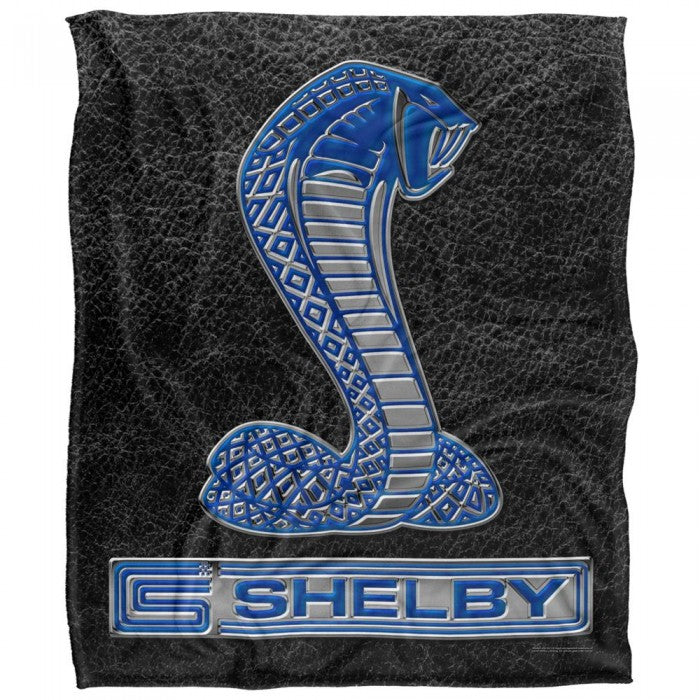 Front - Carroll Shelby Silky Cobra Supersoft Blanket