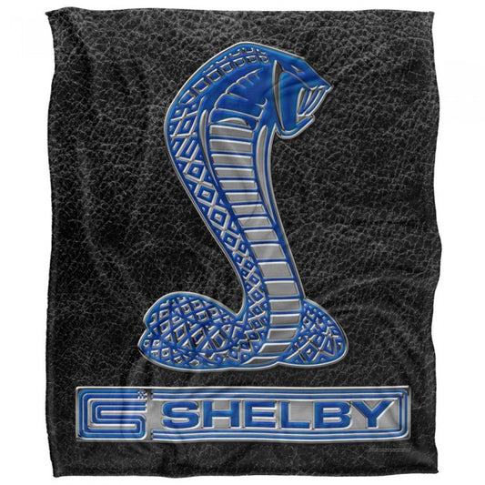 Front - Carroll Shelby Silky Cobra Supersoft Blanket