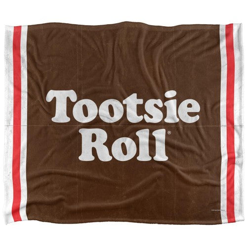 Front - Tootsie Roll Silky Wrapping Paper Supersoft Blanket