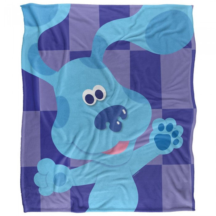 Front - Blue´s Clues Silky Supersoft Blanket