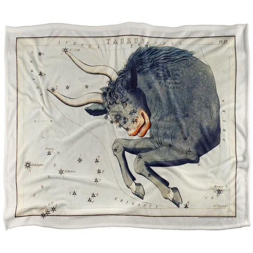 Front - Graffitee Studios Vintage Taurus Supersoft Blanket