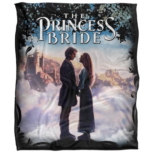 Front - The Princess Bride Storybook Love Silky Supersoft Blanket
