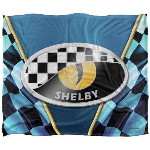 Front - Carroll Shelby Silky Eye Supersoft Blanket