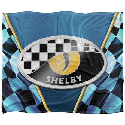 Front - Carroll Shelby Silky Eye Supersoft Blanket