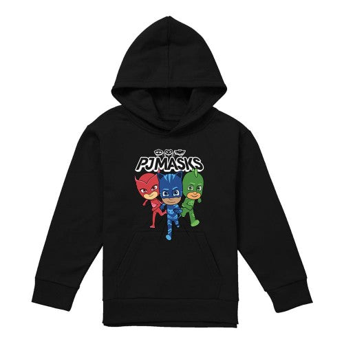 Front - PJ Masks Childrens/Kids Trio Hoodie