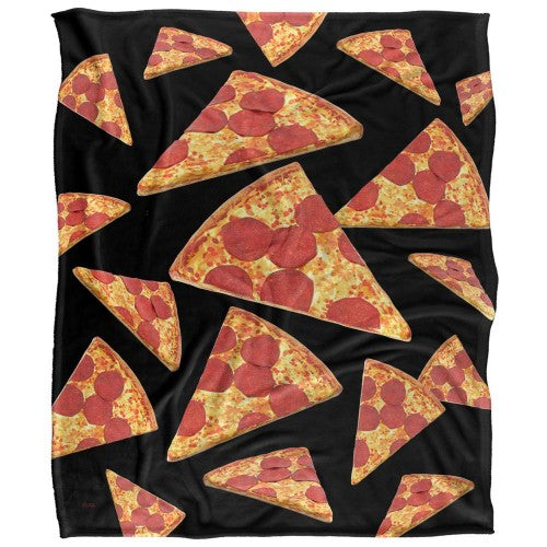Front - JQ Licensing James Piazza Silky Pizza Supersoft Blanket