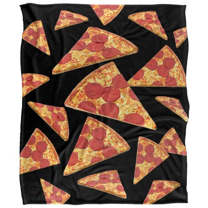 Front - JQ Licensing James Piazza Silky Pizza Supersoft Blanket