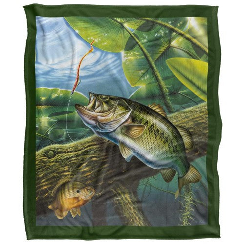 Front - JQ Licensing Silky Bass Supersoft Blanket